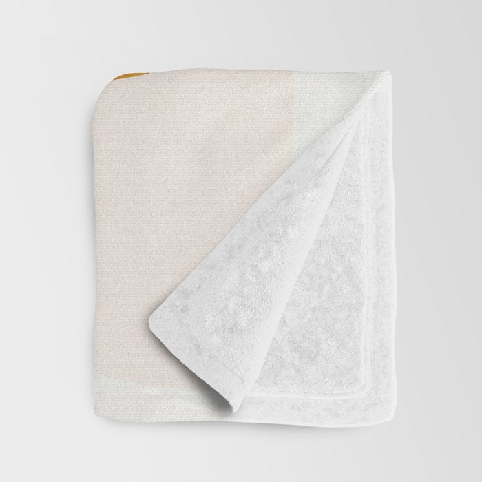 Soft Abstract Shapes 01 Throw Blanket Gallery Image 3