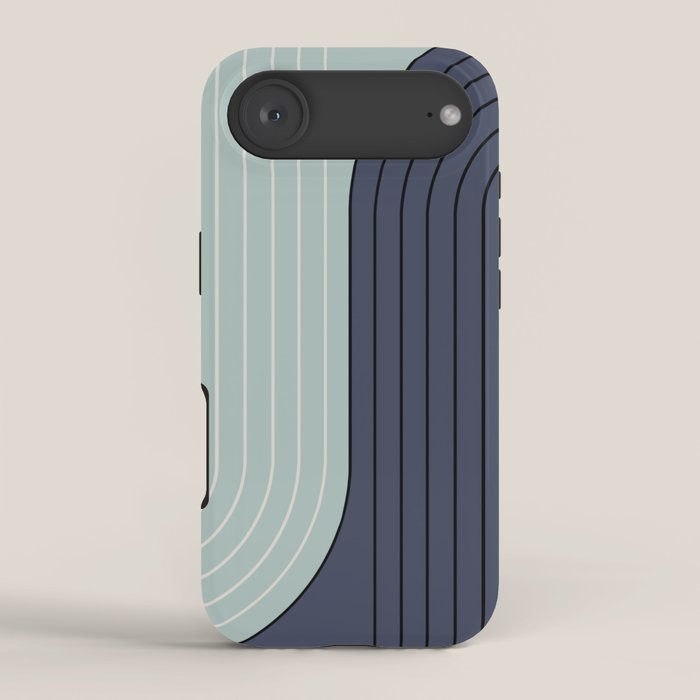 Two Tone Line Curvature XXII  iPhone Case Gallery Image 2
