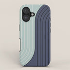 Two Tone Line Curvature XXII  iPhone Case Gallery Image 1