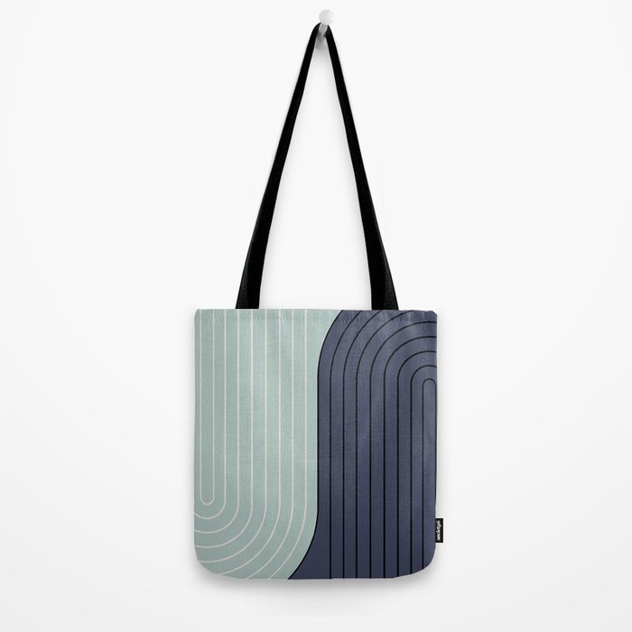 Two Tone Line Curvature XXII  Tote Bag Gallery Image 2
