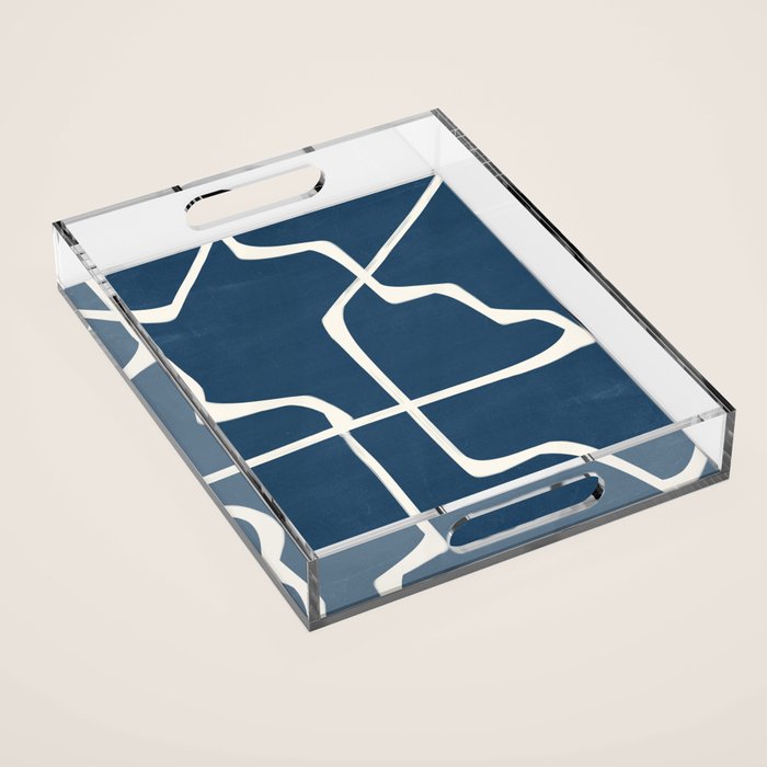 Abstract Lines 3 Acrylic Tray Gallery Image 1