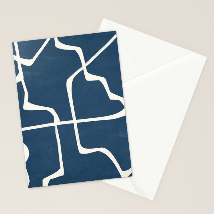Abstract Lines 3 Stationery Card Gallery Image 2