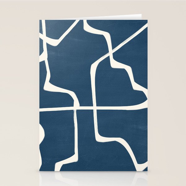 Abstract Lines 3 Stationery Card Gallery Image 1