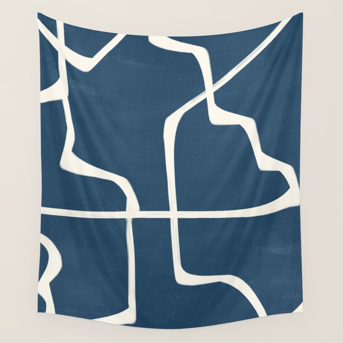 Abstract Lines 3 Wall Tapestry Gallery Image 4
