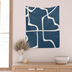 Abstract Lines 3 Wall Tapestry Gallery Image 2
