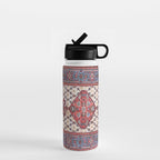 Hamadan  Antique Persian Rug Print Water Bottle Gallery Image 1