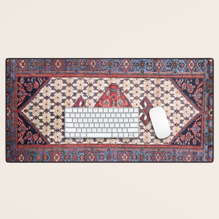 Hamadan  Antique Persian Rug Print Desk Mat Gallery Image 1