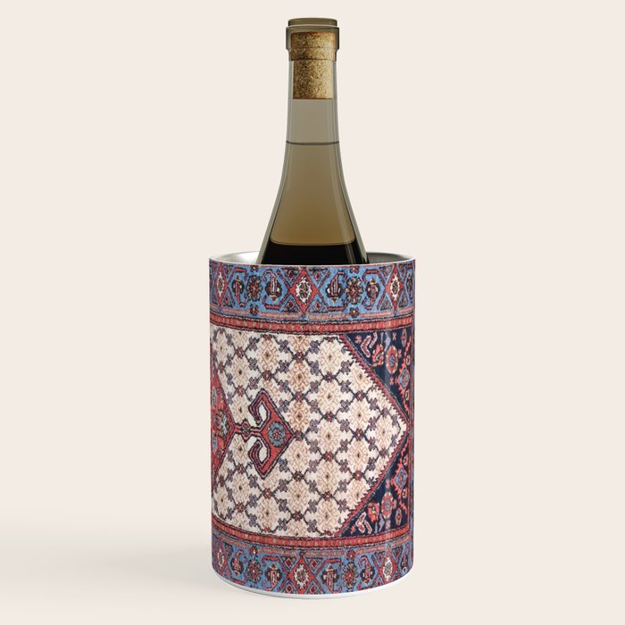 Hamadan  Antique Persian Rug Print Wine Chiller Gallery Image 3