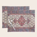 Hamadan  Antique Persian Rug Print Placemat Gallery Image 1