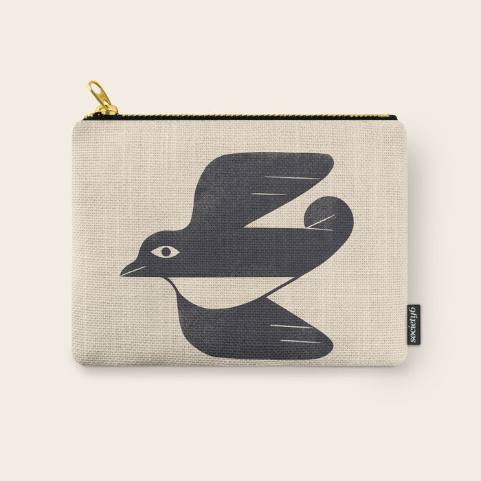 Minimal Blackbird No. 4 Carry All Pouch Gallery Image 1