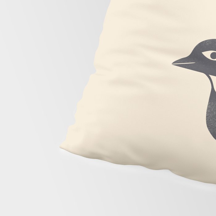 Minimal Blackbird No. 4 Pillow Sham Gallery Image 4