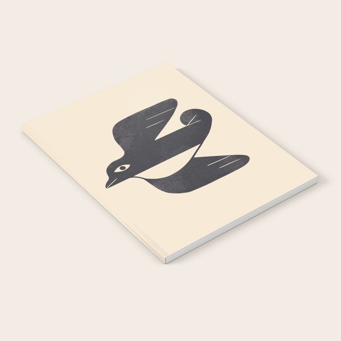 Minimal Blackbird No. 4 Notebook Gallery Image 1