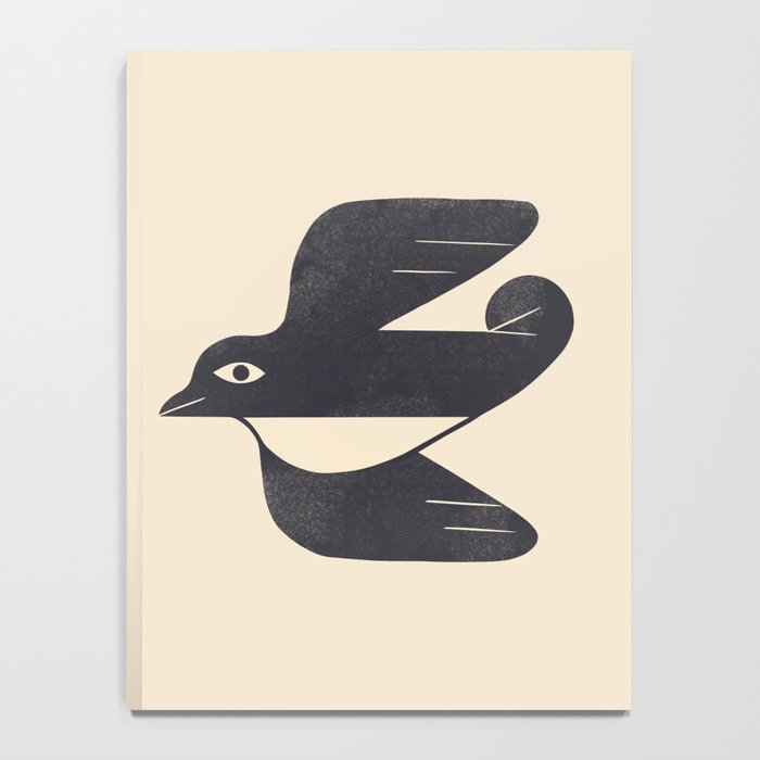 Minimal Blackbird No. 4 Notebook Gallery Image 4