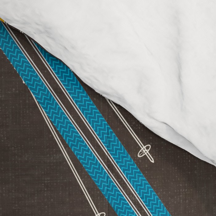 Ski Fun: Vintage Style  Comforter Gallery Image 4
