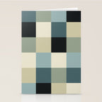 Bold Muted Checks Pattern - Large III Stationery Card Gallery Image 2