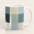 Bold Muted Checks Pattern - Large III Coffee Mug Gallery Image 1