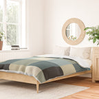 Bold Muted Checks Pattern - Large III Duvet Cover Gallery Image 2