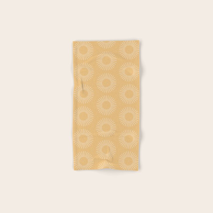 Minimalist Sunray Pattern XV Bath Towel Gallery Image 1