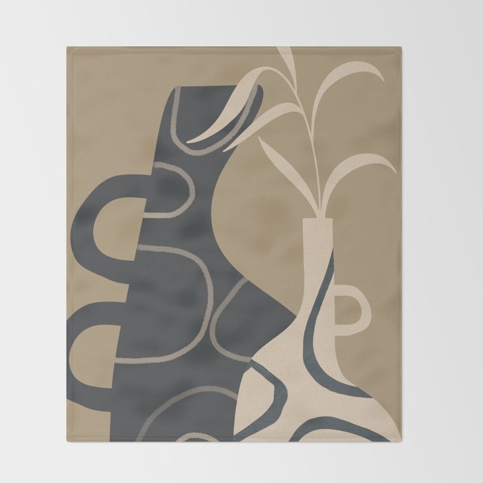 Abstract Ceramics 2 Throw Blanket Gallery Image 2