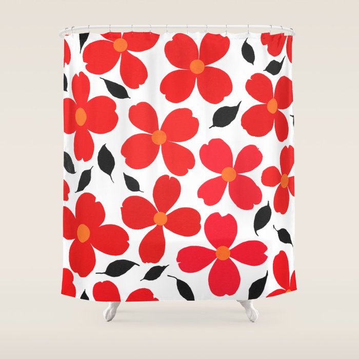 dogwood 14 Shower Curtain Gallery Image 1