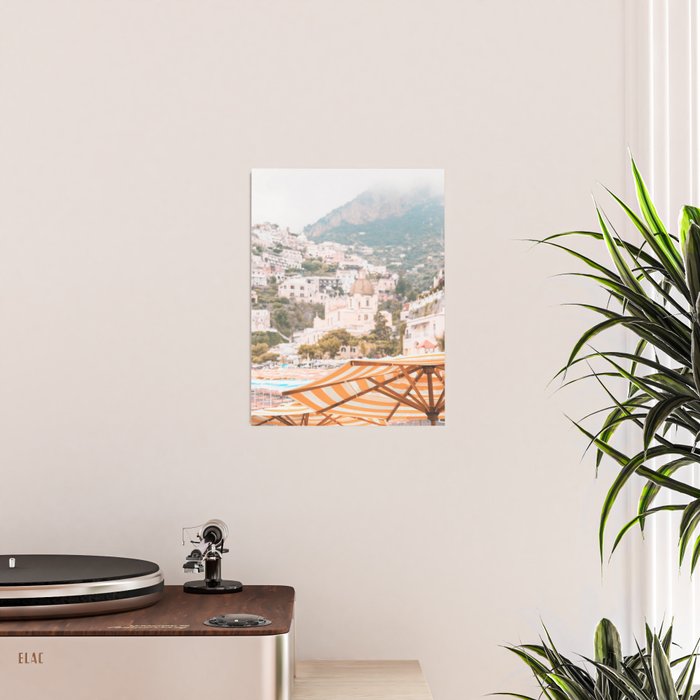 Positano, Italy Summer Time Photography Poster Gallery Image 2