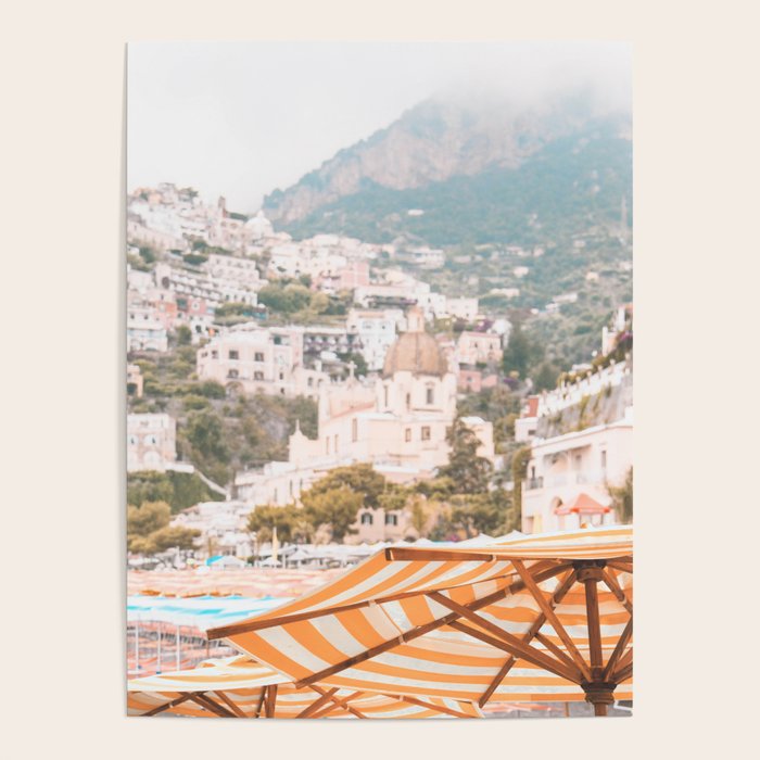 Positano, Italy Summer Time Photography Poster Gallery Image 4