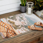 Positano, Italy Summer Time Photography Outdoor Rug Gallery Image 2