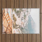 Positano, Italy Summer Time Photography Outdoor Rug Gallery Image 1
