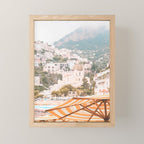 Positano, Italy Summer Time Photography Mini Art Print Gallery Image 1