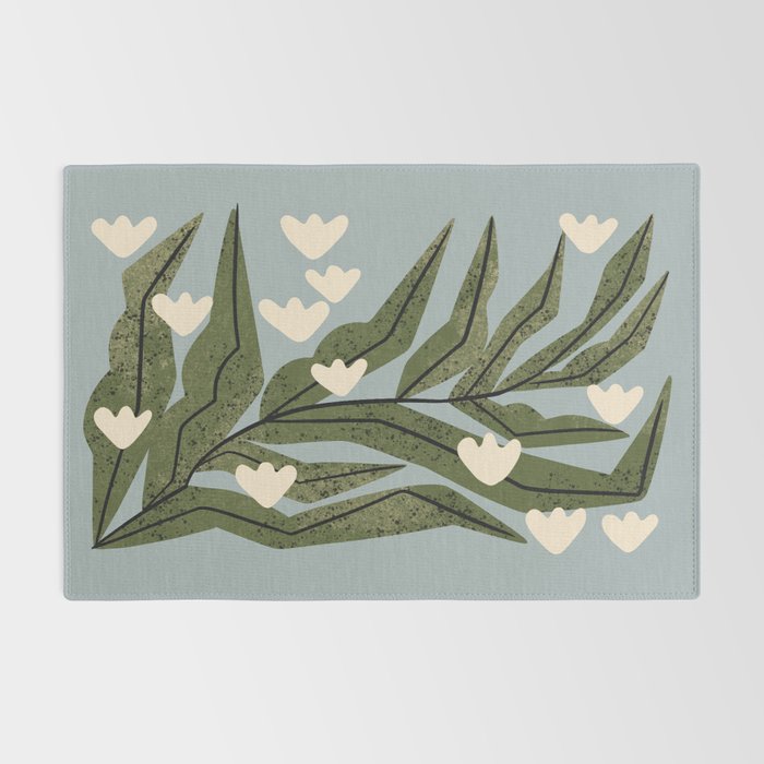 Reaching Tulips (Pale Blue) Rug Gallery Image 2