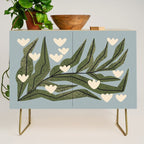 Reaching Tulips (Pale Blue) Credenza Gallery Image 1