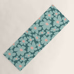 Retro Daisy - Green mood Yoga Mat Gallery Image 1