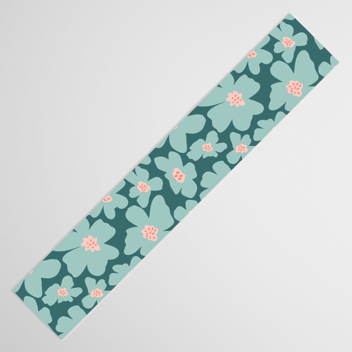 Retro Daisy - Green mood Table Runner Gallery Image 3