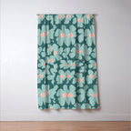 Retro Daisy - Green mood Window Curtain Gallery Image 3