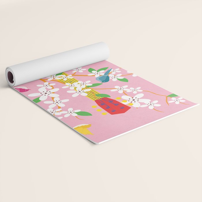 Melody in Bloom 3 Yoga Mat Gallery Image 2