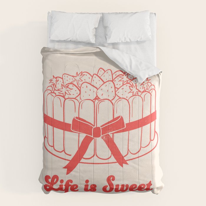 Preppy Strawberry Cake Comforter Gallery Image 1