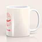 Preppy Strawberry Cake Coffee Mug Gallery Image 1