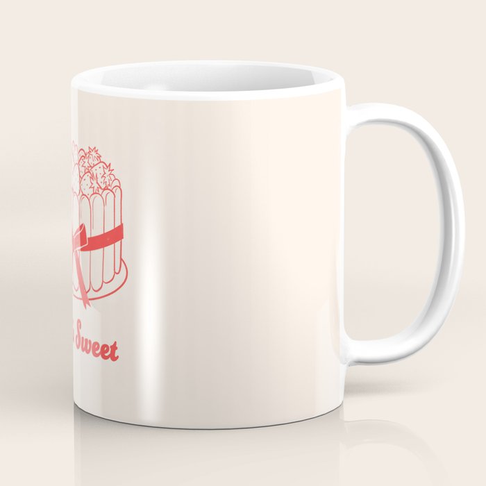 Preppy Strawberry Cake Coffee Mug Gallery Image 1