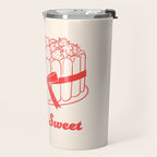 Preppy Strawberry Cake Travel Mug Gallery Image 2