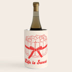Preppy Strawberry Cake Wine Chiller Gallery Image 1