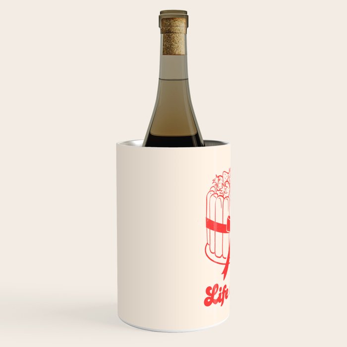 Preppy Strawberry Cake Wine Chiller Gallery Image 2