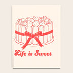 Preppy Strawberry Cake Notebook Gallery Image 4