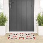 Christmas Bows Pattern Welcome Mat Gallery Image 3
