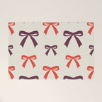 Christmas Bows Pattern Welcome Mat Gallery Image 1