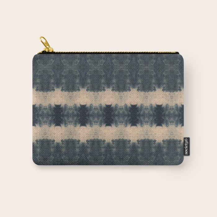 Shibori Shades of Indigo Carry All Pouch Gallery Image 1
