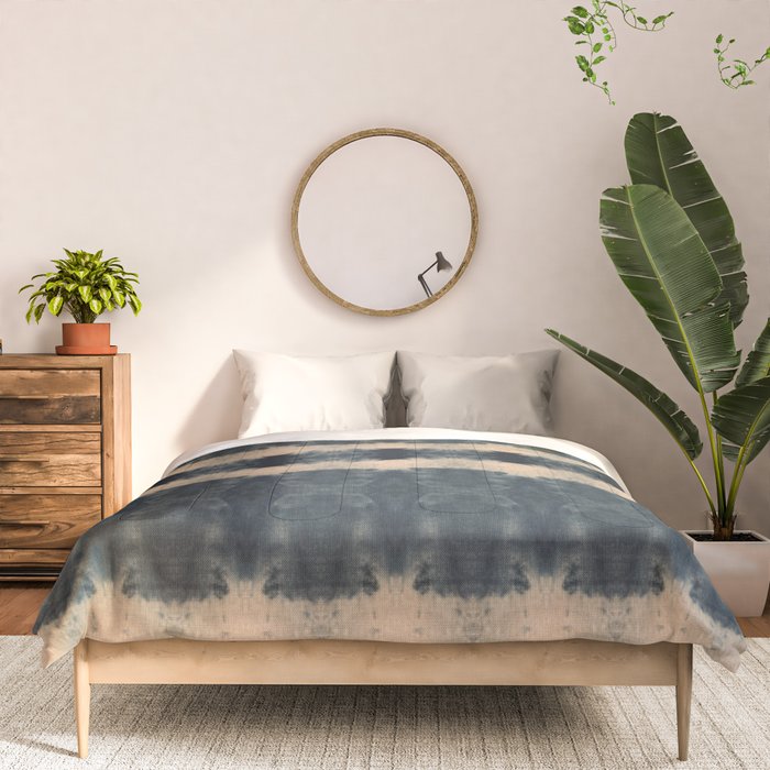 Shibori Shades of Indigo Comforter Gallery Image 3