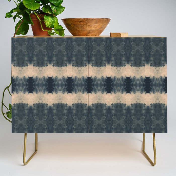 Shibori Shades of Indigo Credenza Gallery Image 1