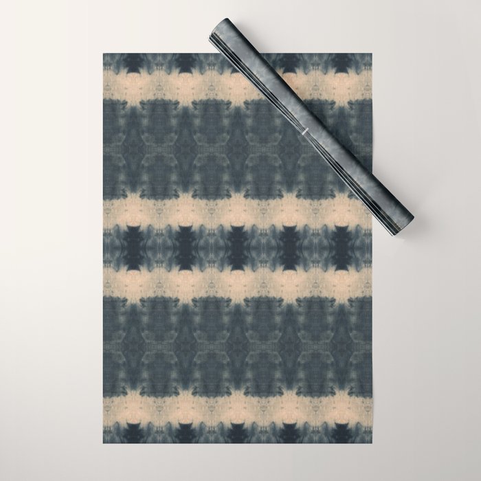Shibori Shades of Indigo Wrapping Paper Gallery Image 1