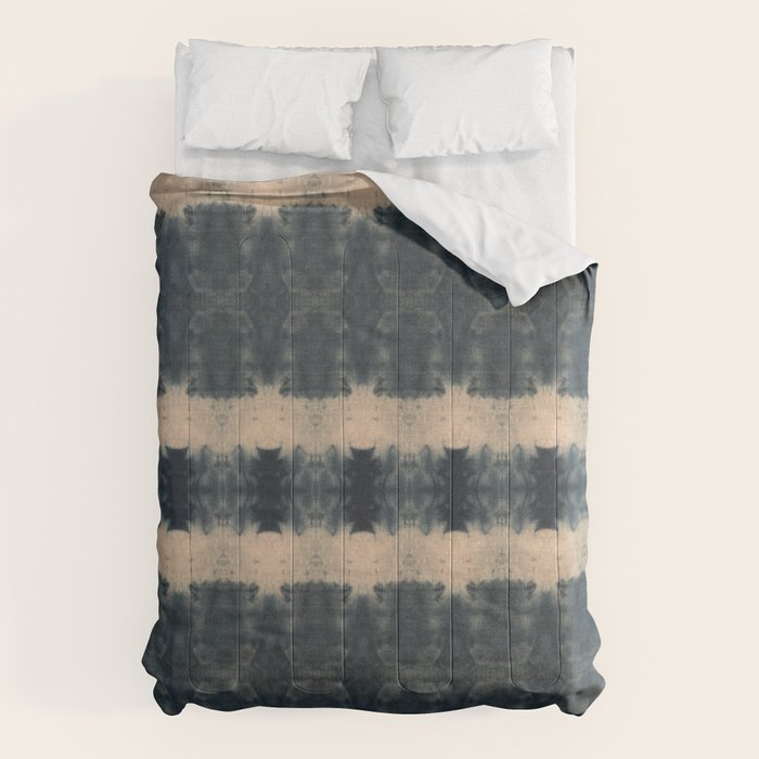 Shibori Shades of Indigo Comforter Gallery Image 6