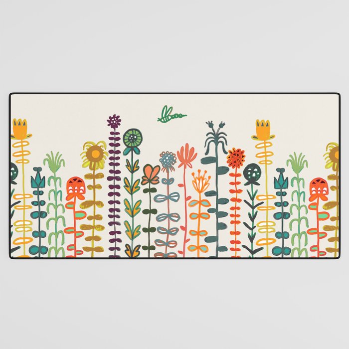 Happy garden Desk Mat Gallery Image 3